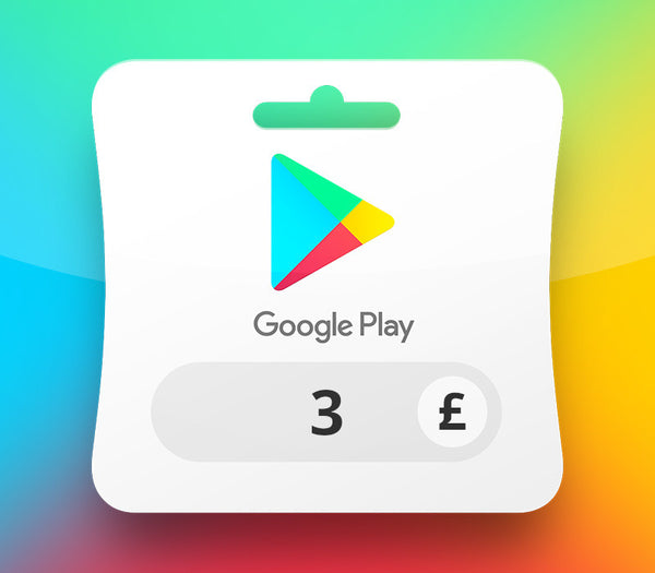 Google Play GBP 3 Gift Card