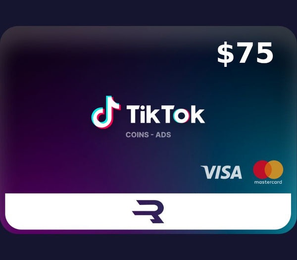 Rewarble TikTok USD 75 Gift Card