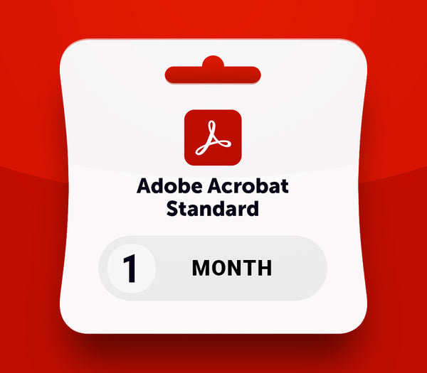 Adobe Acrobat Standard - 1 Month Subscription