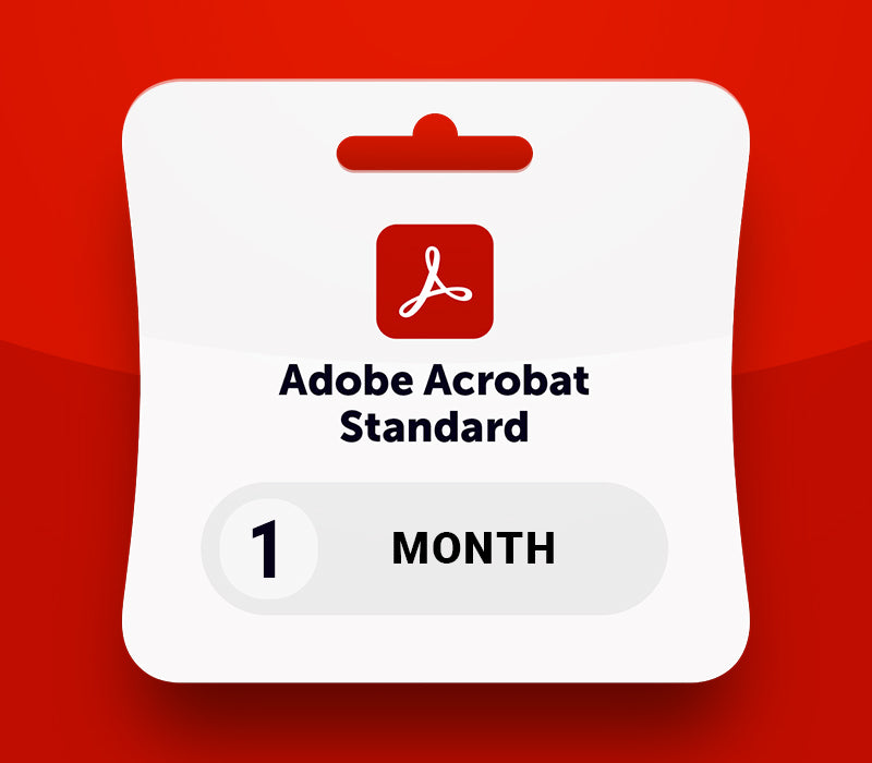 Adobe Acrobat Standard - 1 Month Subscription