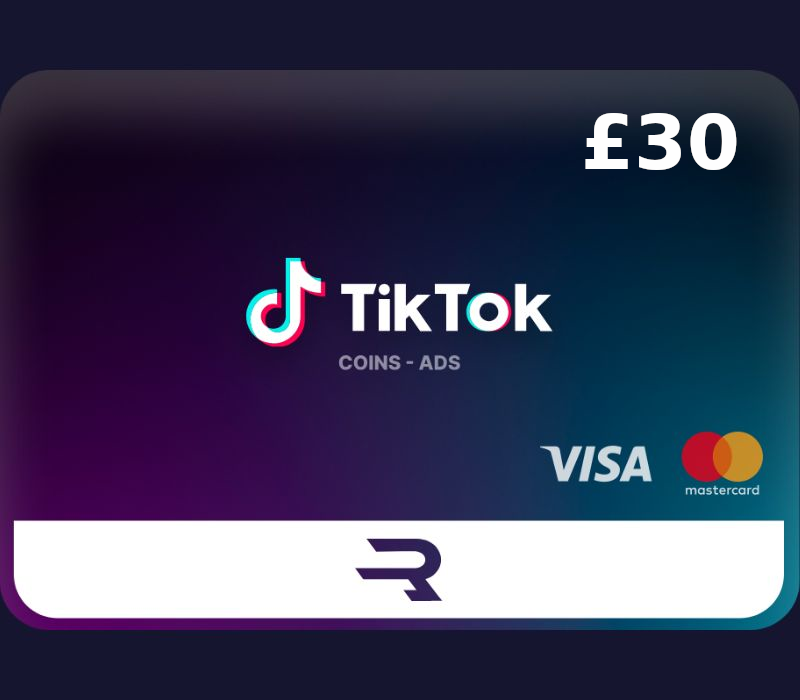 Rewarble TikTok GBP 30 Gift Card