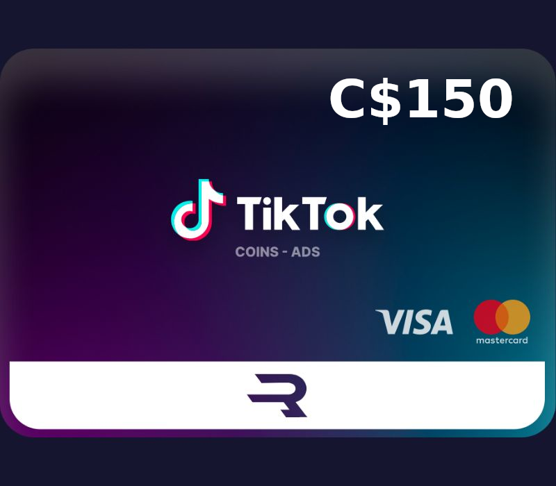 Rewarble TikTok CAD 150 Gift Card
