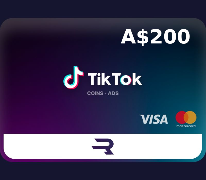 Rewarble TikTok AUD 200 Gift Card