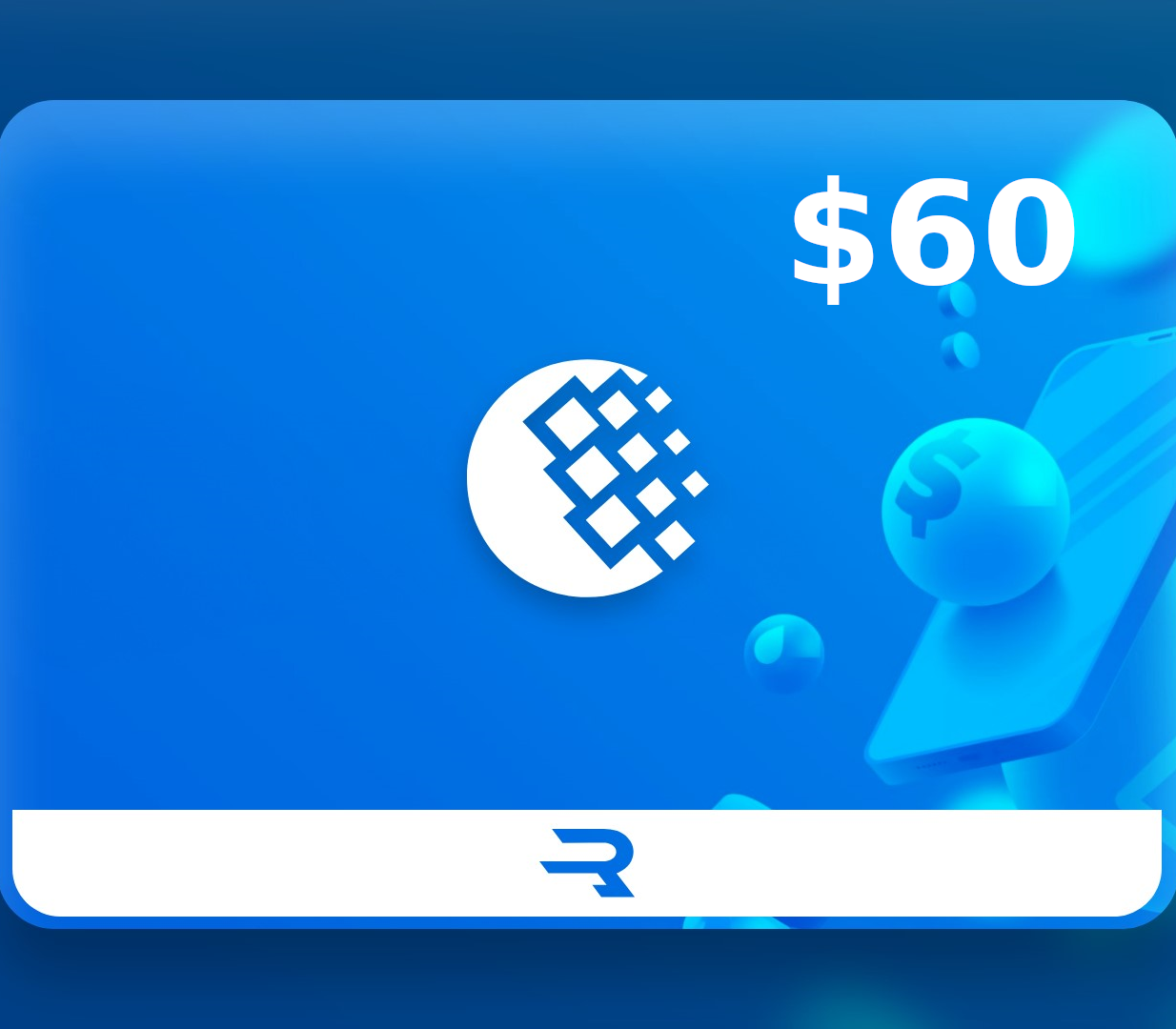 Rewarble WebMoney USD 60 Gift Card