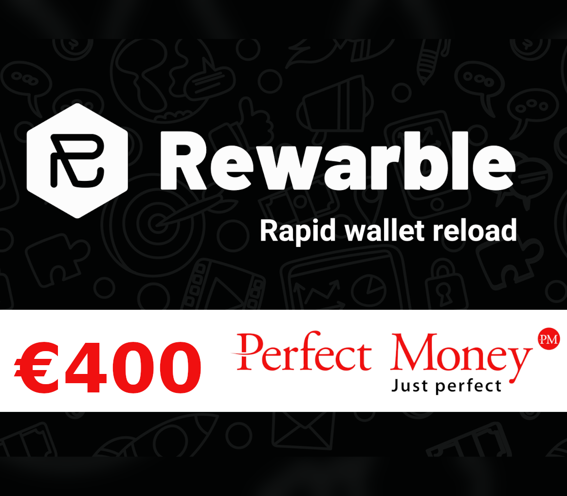 Rewarble Perfect Money EUR 400 Gift Card