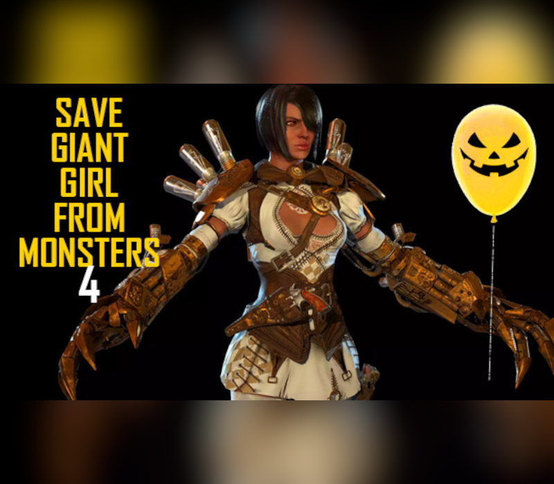 Save Giant Girl from monsters 4