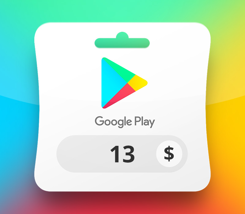 Google Play USD 13 Gift Card