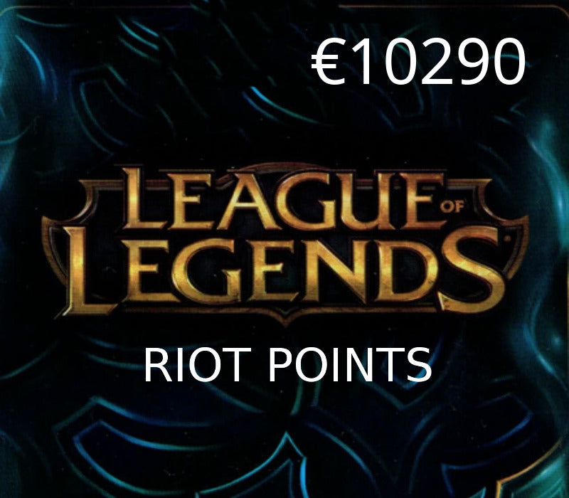 League of Legends 10290 RP Prepaid Card