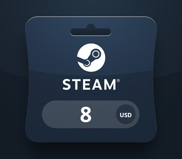 PC Steam Gift Card USD 8 Global Activation Code
