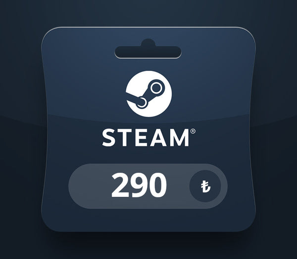 PC Steam Gift Card TRY 290 TR Activation Code