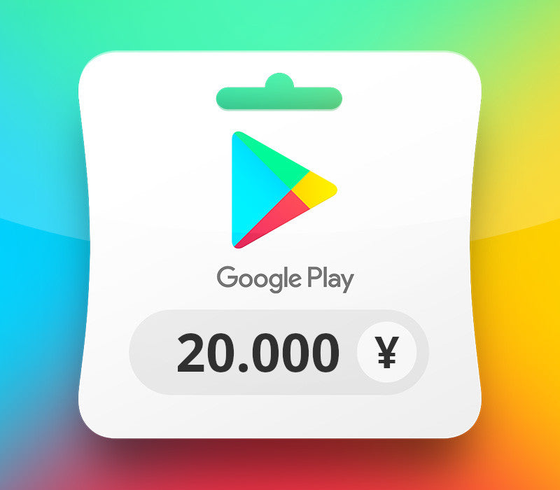 Google Play JPY 20000 Gift Card JP