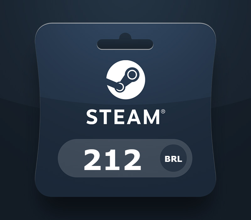Steam Gift Card BRL 212 BR Activation Code