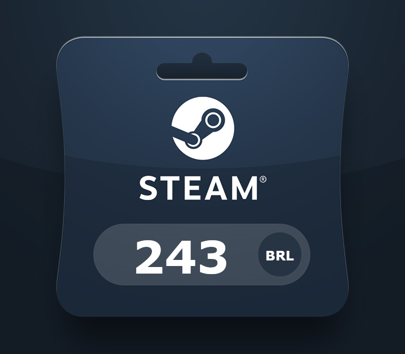 Steam Gift Card BRL 243 BR Activation Code