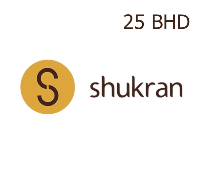Shukran BHD 25 Gift Card BH