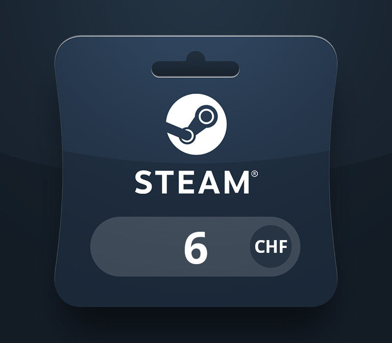 Steam Wallet CHF 6 Gift Card CH