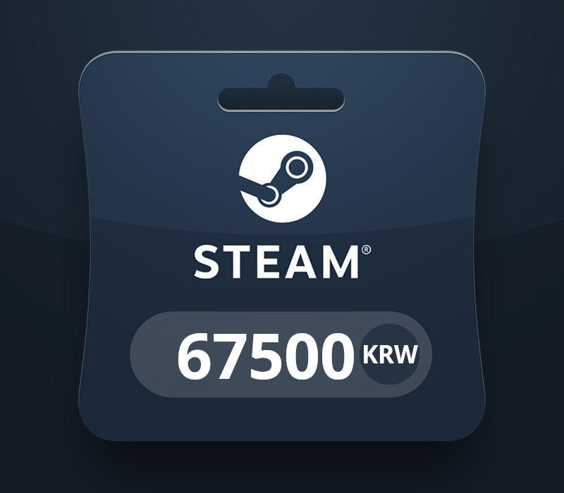 Steam Wallet KRW 67500 Gift Card KR