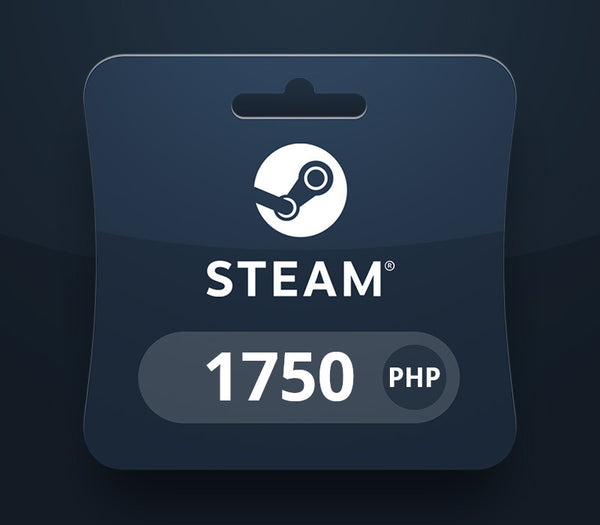 Steam Wallet PHP 1750 Gift Card PH