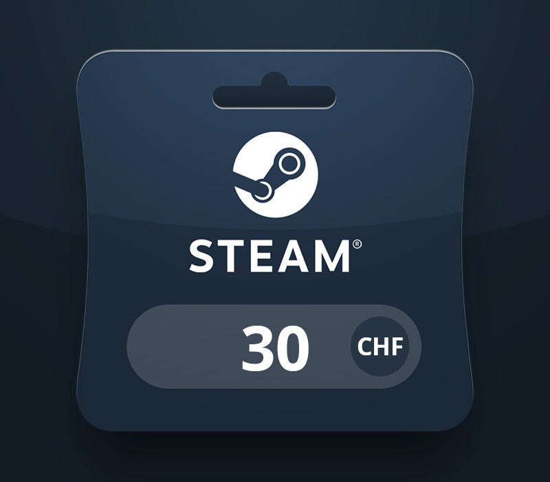 Steam Wallet CHF 30 Gift Card CH