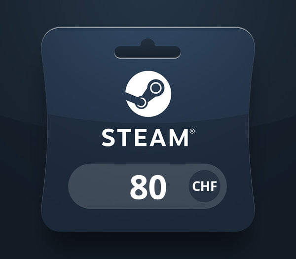 Steam Wallet CHF 80 Gift Card CH