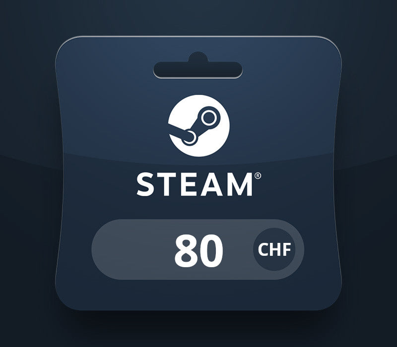 Steam Wallet CHF 80 Gift Card CH