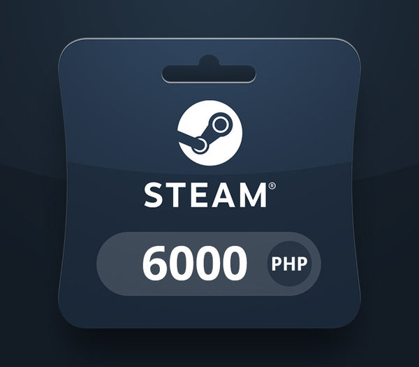 Steam Wallet PHP 6000 Gift Card PH