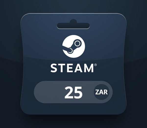 Steam Wallet ZAR 25 Gift Card ZA