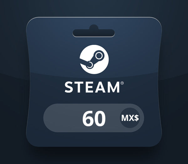 Steam Wallet MXN 60 Gift Card MX