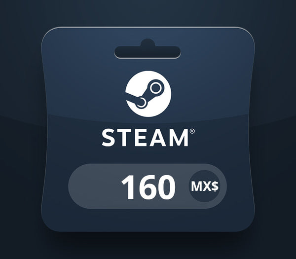 Steam Wallet MXN 160 Gift Card MX