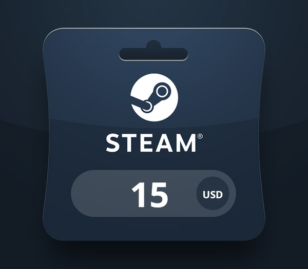 Steam Wallet USD 15 Gift Card EG