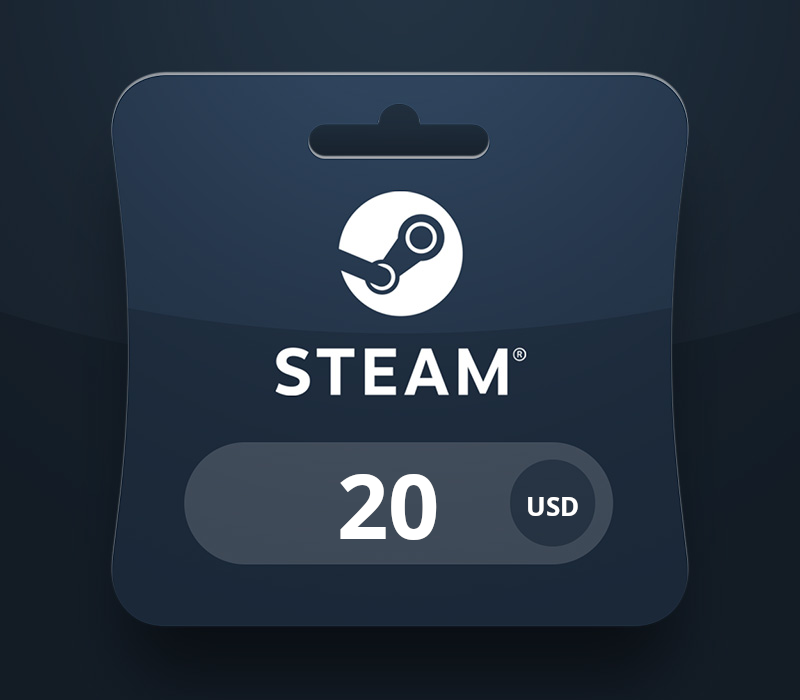 Steam Wallet USD 20 Gift Card SR