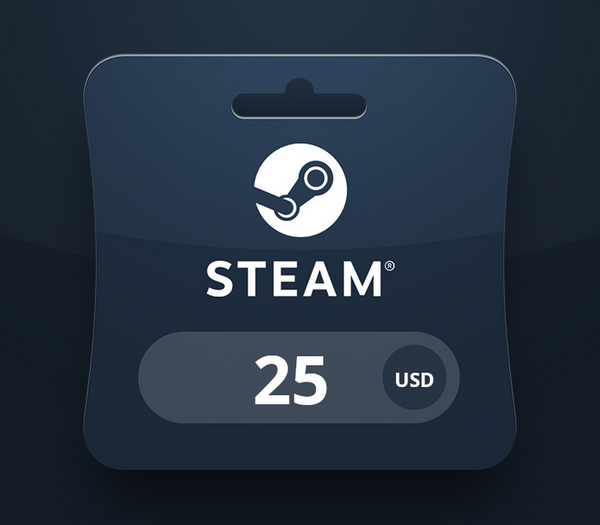 Steam Wallet USD 25 Gift Card HN