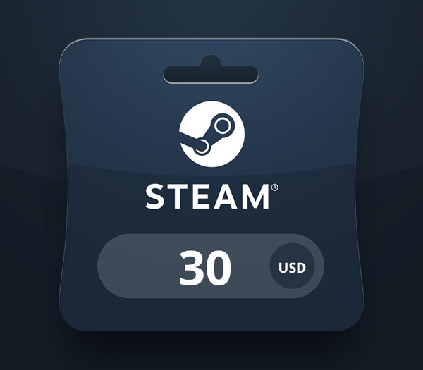 Steam Wallet USD 30 Gift Card KG