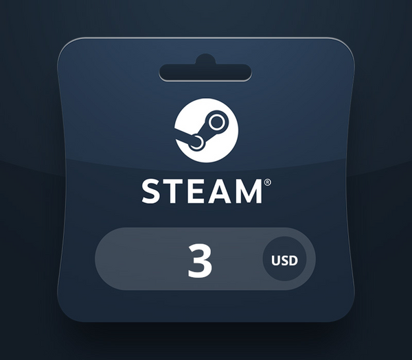 Steam Wallet USD 3 Gift Card PY