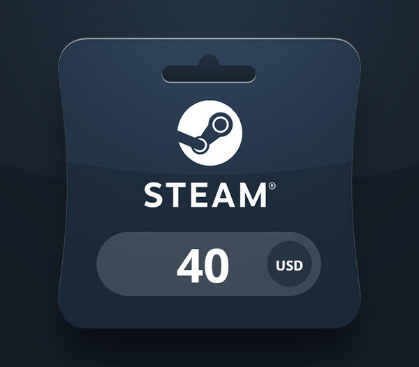 Steam Wallet USD 40 Gift Card PA
