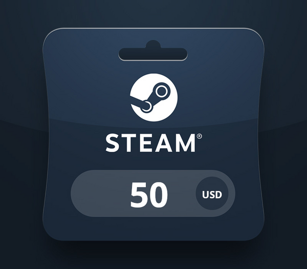 Steam Wallet USD 50 Gift Card SR