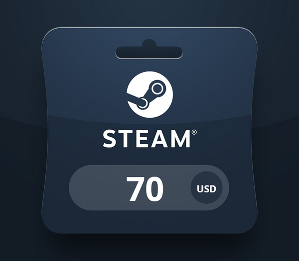 Steam Wallet USD 70 Gift Card SV