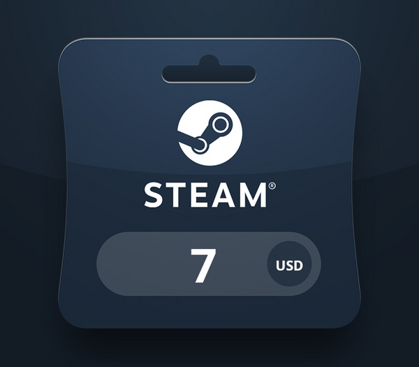 Steam Wallet USD 7 Gift Card HN
