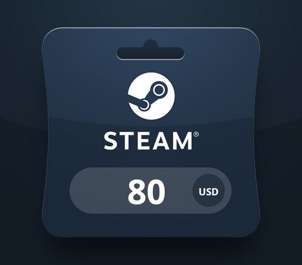Steam Wallet USD 80 Gift Card UZ