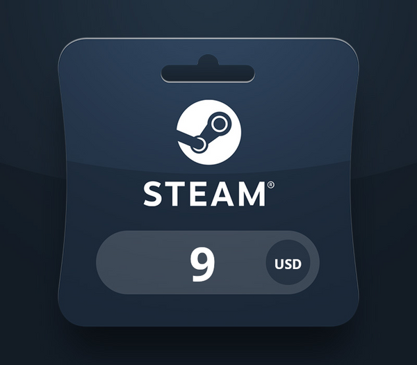 Steam Wallet USD 9 Gift Card UZ