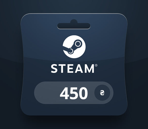 Steam Wallet UAH 450 Gift Card UA