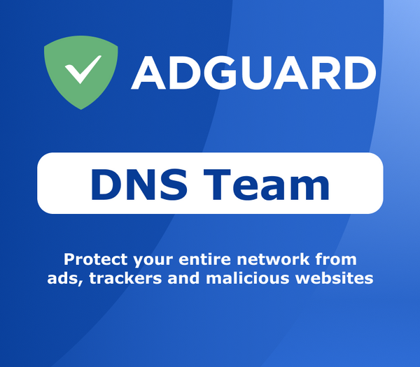 AdGuard DNS Team Key (1 Year / 200 Devices)