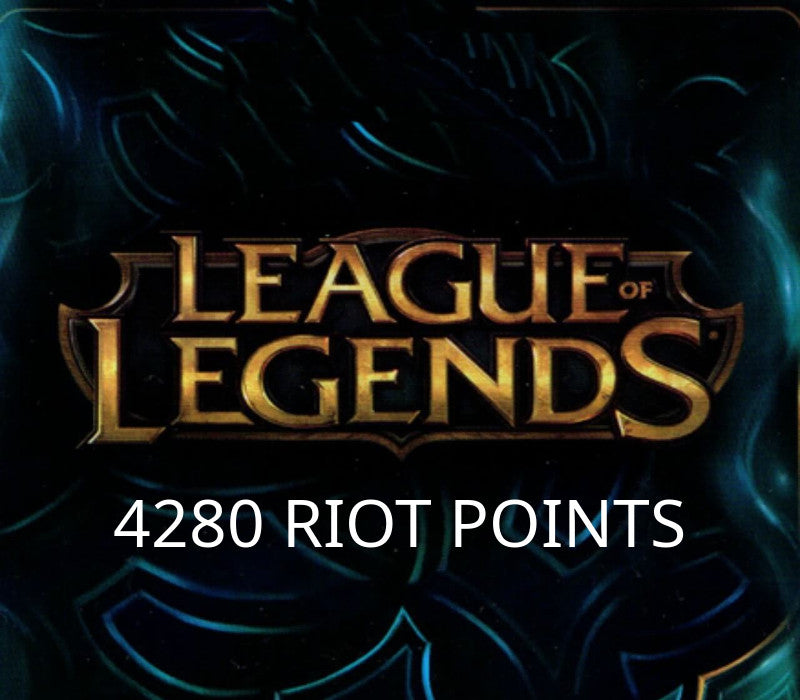 League of Legends 4280 RP Prepaid Card AU