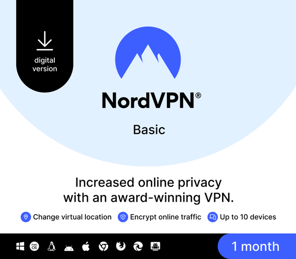 NordVPN Basic CA Key (1 Month / 10 Devices)