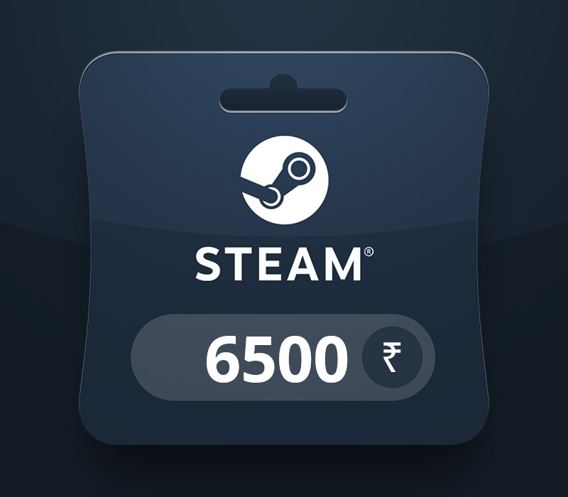 Steam Wallet INR 6500 Gift Card IN