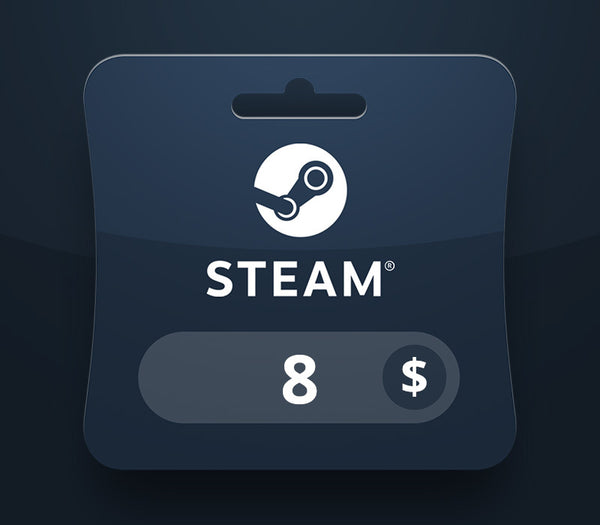 Steam Wallet USD 8 Gift Card EC