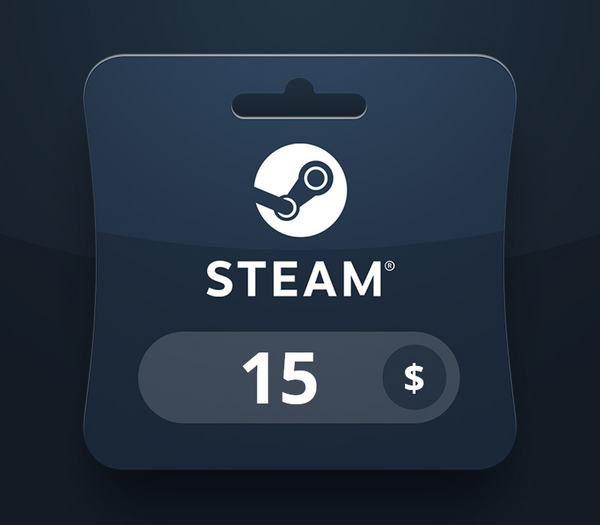 Steam Wallet USD 15 Gift Card LY