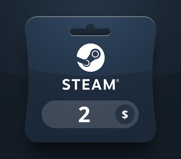 Steam Wallet USD 2 Gift Card BH