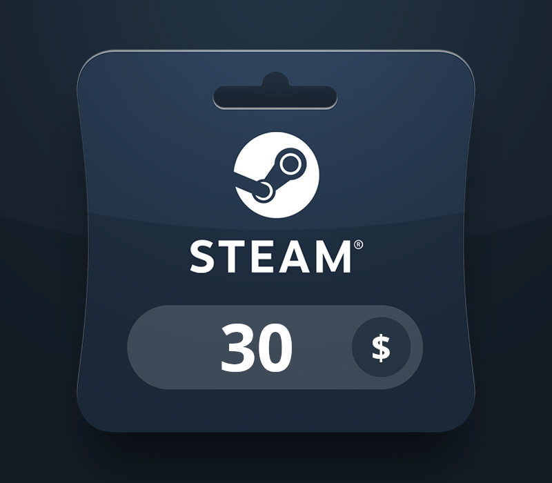 Steam Wallet USD 30 Gift Card SD