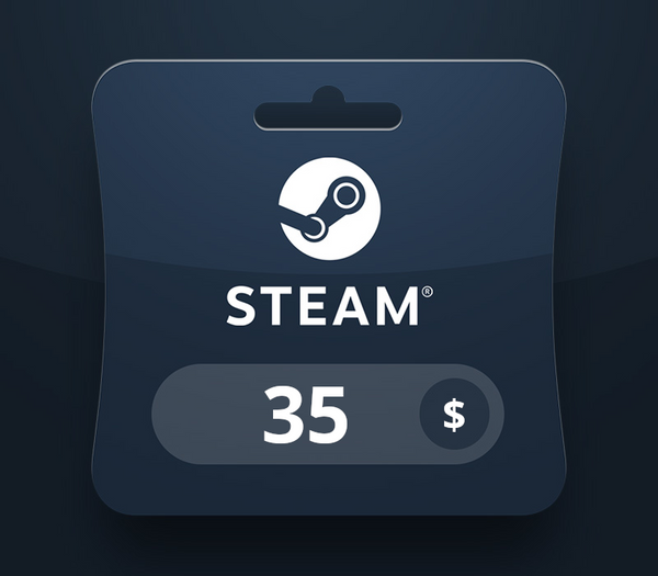 Steam Wallet USD 35 Gift Card PK