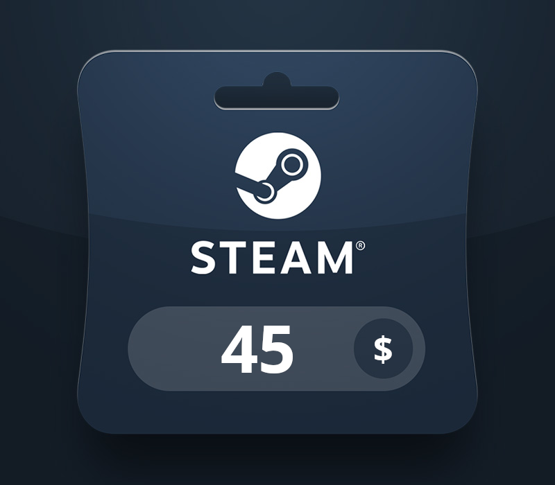 Steam Wallet USD 45 Gift Card DZ